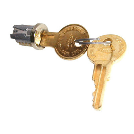 COMPX TIMBERLINE Timberline Lock Plug Nickel Keyed Alike Key Number 114 LP-100-114TA